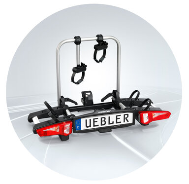 Towbar bike rack